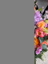 Grave Wreath (colour on request, seasonal flowers)
